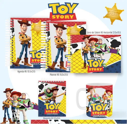 Livro de Colorir Toy Story