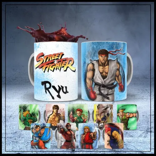 Arquivo Digital Street Fighter - Canecas