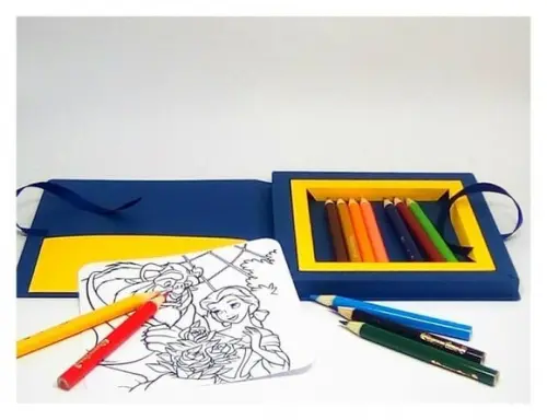 Arquivo de Corte Caixa Kit Colorir