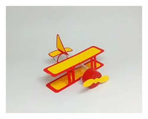 Arquivo de Corte Porta Tubete Avião