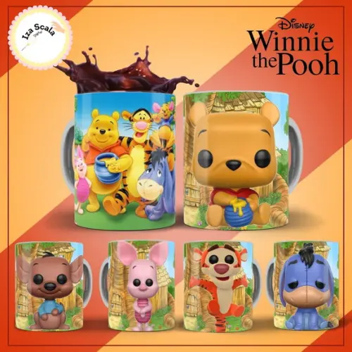 Arquivo para Sublimação - Ursinho Pooh