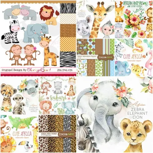 Arquivo Digital Safari - Combo 10 Kits