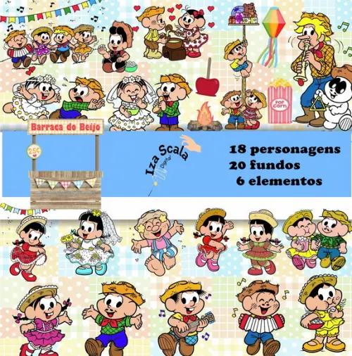 Arquivo Digital Turma da Mônica Festa Junina