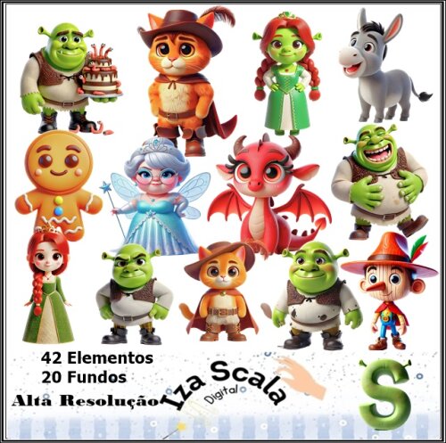 Arquivo Digital Shrek - 3D