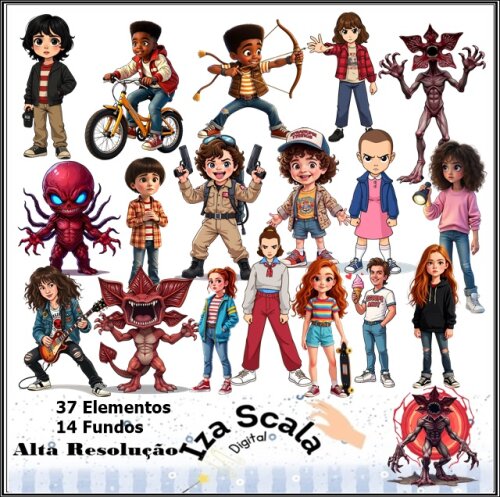 Arquivo Digital Stranger Things - 3D