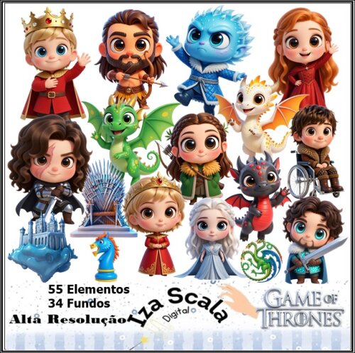 Arquivo Digital Game of Trones  - 3D