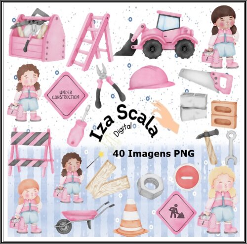 Kit Digital Construção Rosa