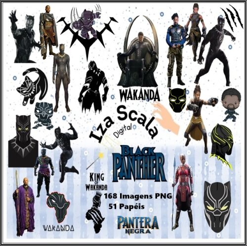 Kit Digital Pantera Negra
