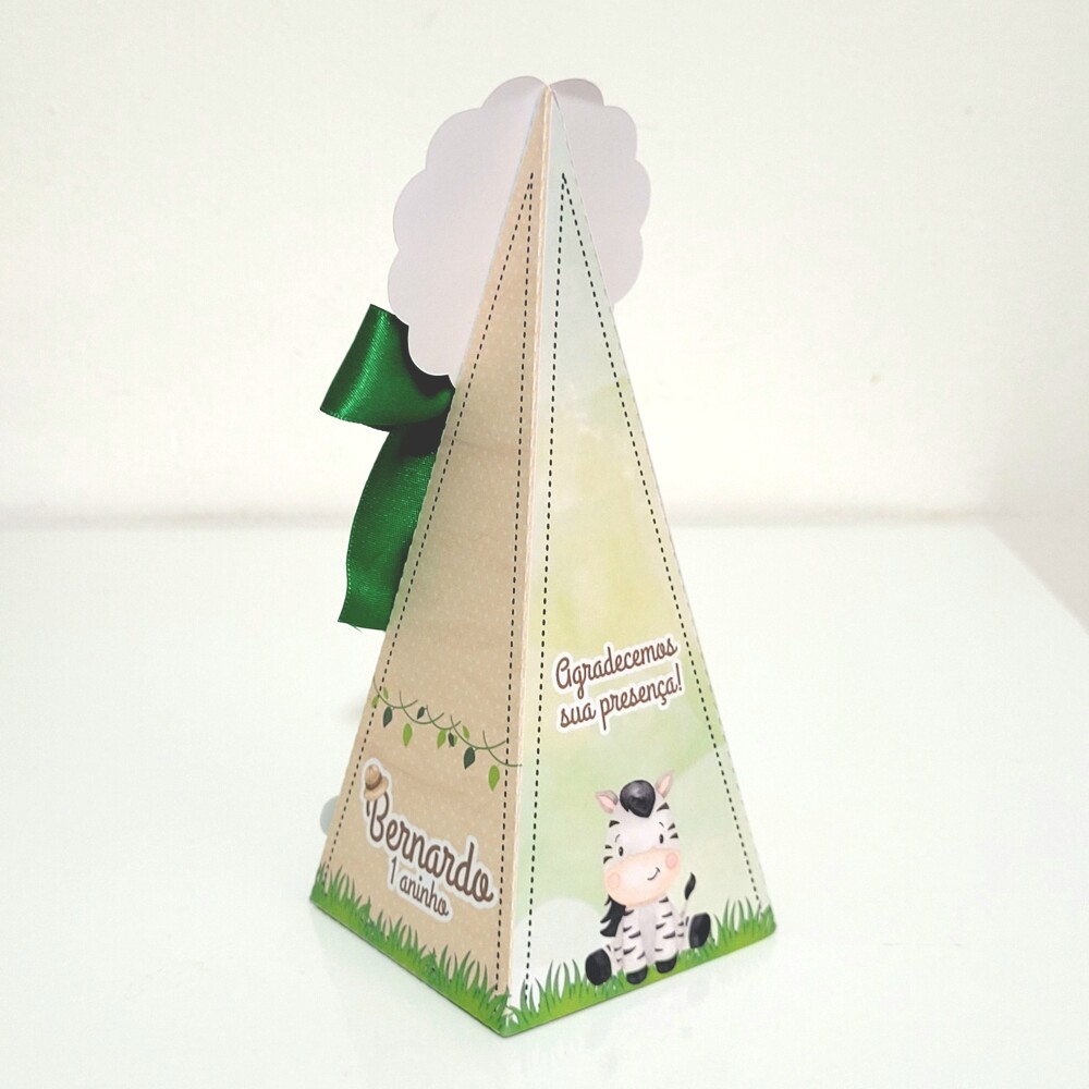Kit 15 caixinhas personalizadas - Safari Baby