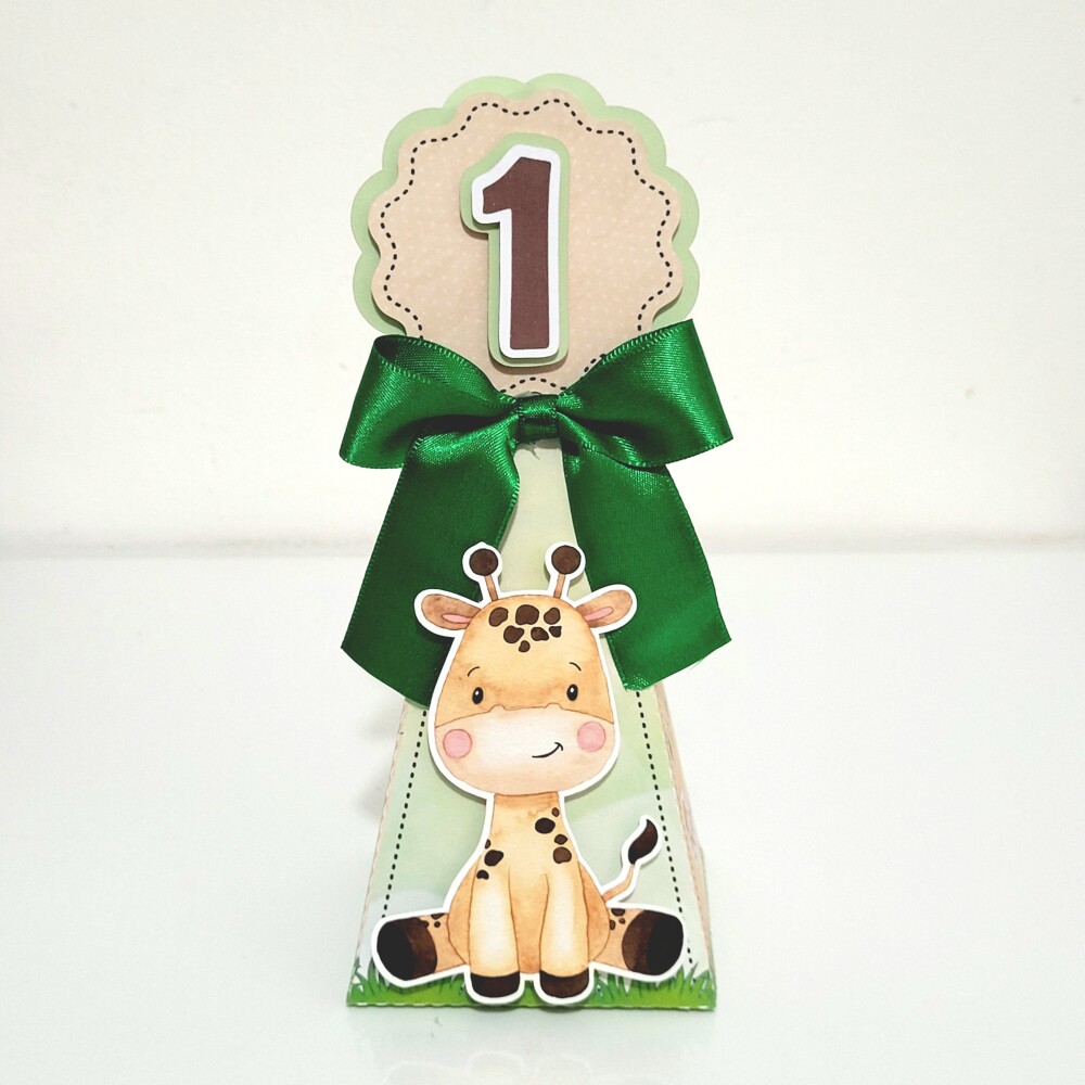 Kit 15 caixinhas personalizadas - Safari Baby
