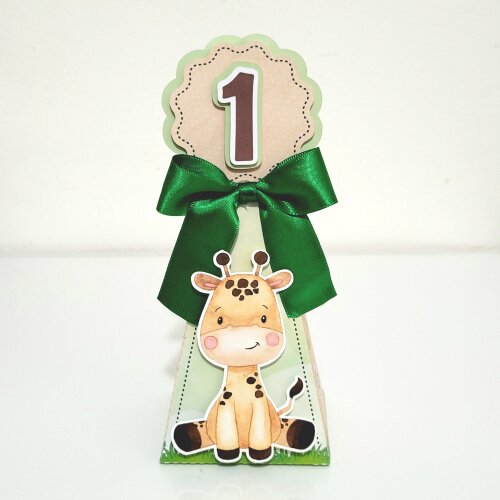 Kit 15 caixinhas personalizadas - Safari Baby
