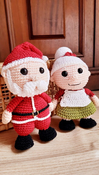 Casal Noel Amigurumi