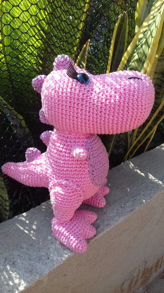 Dinossauro Amigurumi