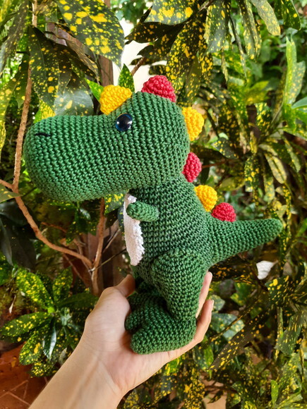 Dinossauro Amigurumi