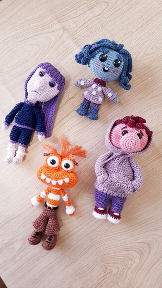 Divertidamente 2 Amigurumi