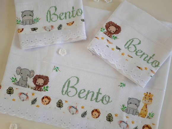 Jogo de Fraldas Personalizadas para Menino 3 Peças