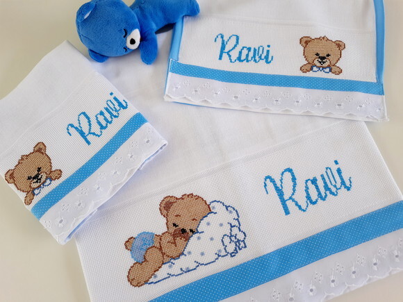 Jogo de Fraldas Personalizadas para Menino 3 Peças