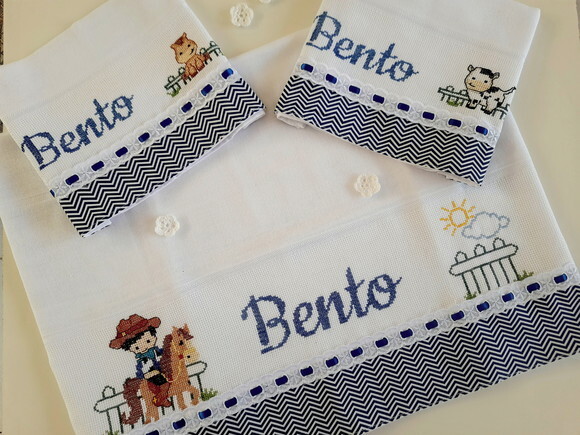 Jogo de Fraldas Personalizadas para Menino 3 Peças