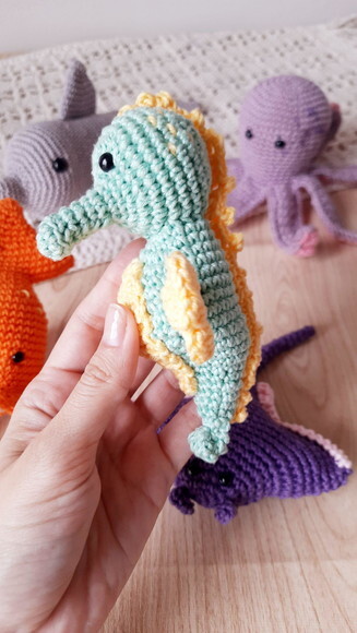 Kit Fundo do Mar Amigurumi
