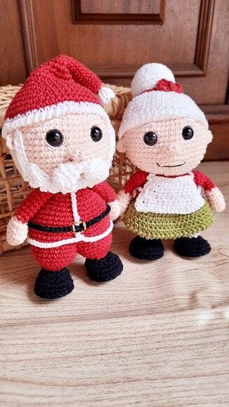 Casal Noel Amigurumi