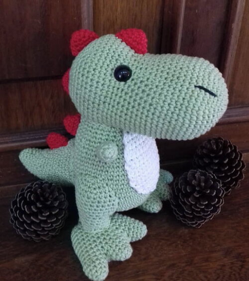 Dinossauro Amigurumi