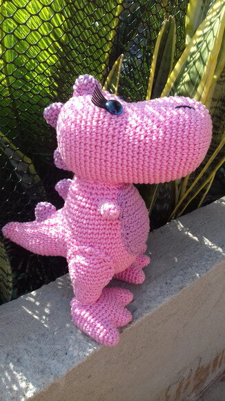 Dinossauro Amigurumi