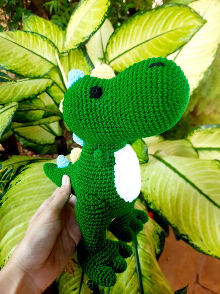 Dinossauro Amigurumi