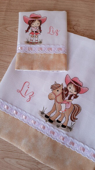Jogo de Fraldas Personalizadas para Menina