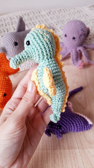 Kit Fundo do Mar Amigurumi