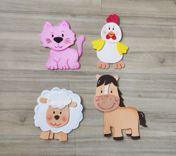 Animais em Eva de até 20cm - Vendidos Separadamente