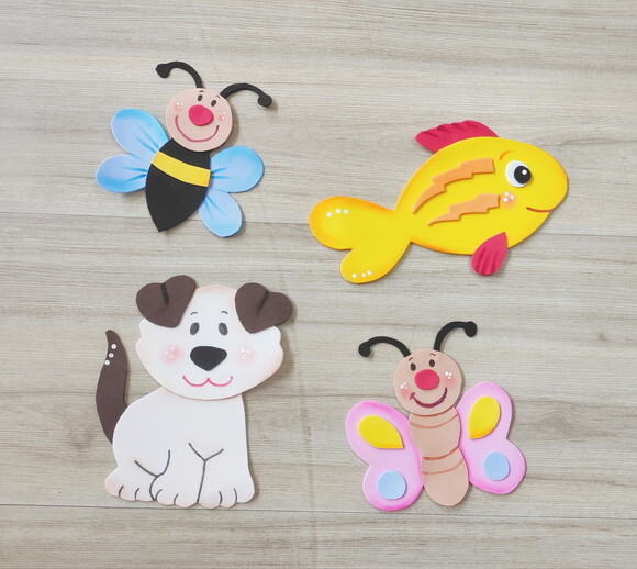 Animais em Eva de até 20cm - Vendidos Separadamente