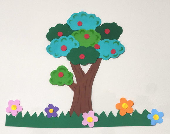 Árvore de Eva de 35 cm Kit para Mural Dia da Árvore