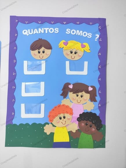 Cartaz de Quantos Somos em Eva para Sala de Aula