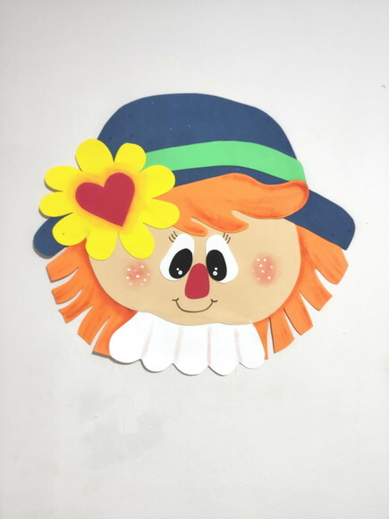 Casal de Espantalhos de Eva Grande Decoração de Festa Junina