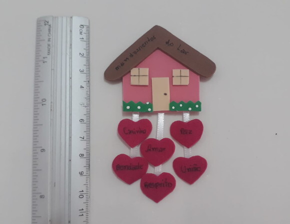 Casinha mandamentos do Lar Lembrança de Imã de Geladeira