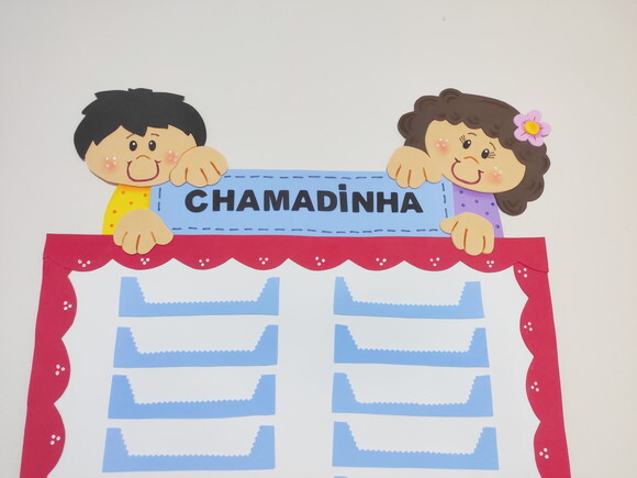 Chamadinha Escolar para Nomes de Eva no Tema crianças
