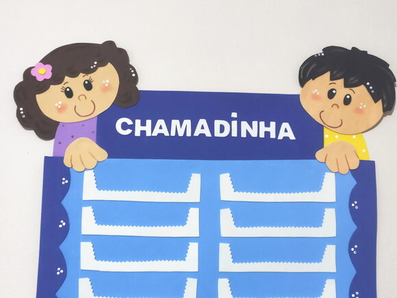Chamadinha Escolar para Nomes de Eva no Tema crianças