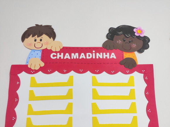 Chamadinha Infantil Tema crianças para 20 Nomes