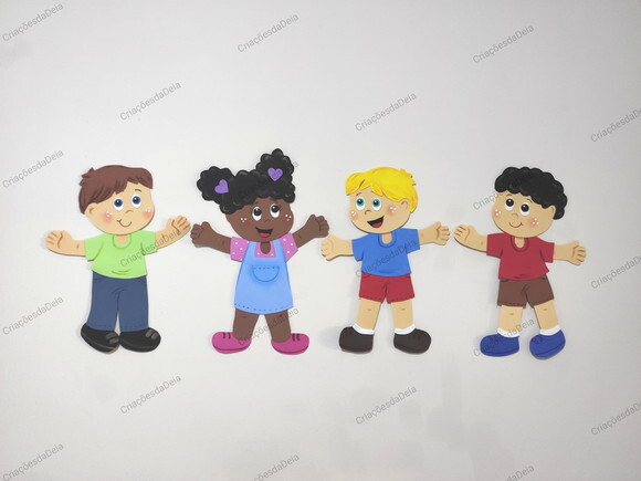 Crianças Médias de Eva - 35 cm - Valor Por Unidade