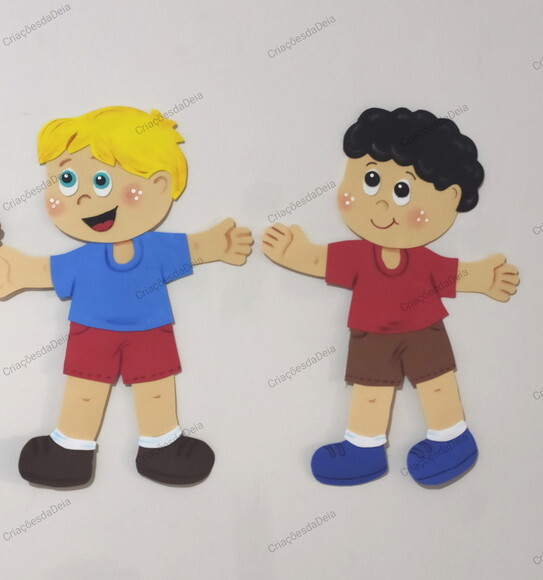 Crianças Médias de Eva - 35 cm - Valor Por Unidade