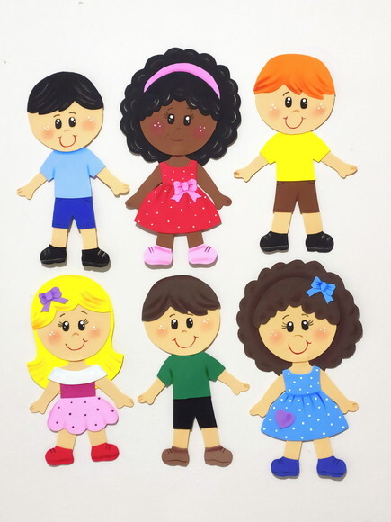 Crianças Pequenas de Eva - 25 a 27 cm - Valor Por Unidade