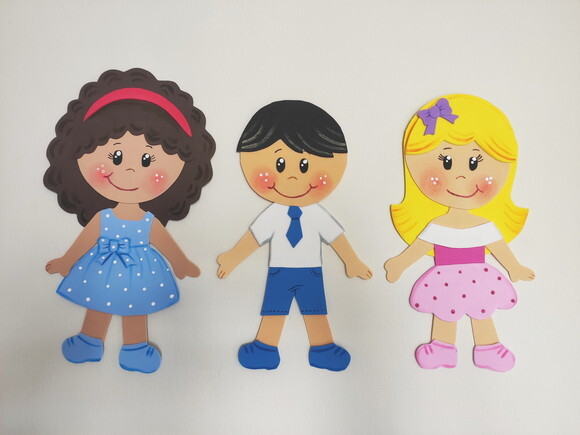 Crianças Pequenas de Eva - 27cm - Vendidos Por Unidade
