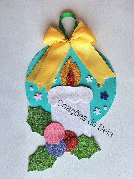 Decoracao de Natal em Eva - Velas de Natal