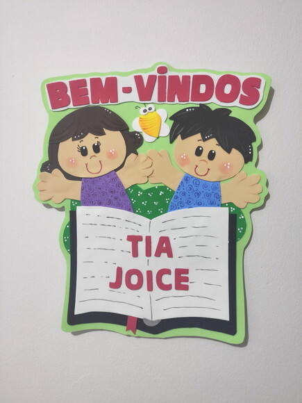 Decoração de Porta Bem Vindos Crianças para Escola em Eva