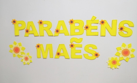 Dia das Mães - Letreiro em Eva Grande