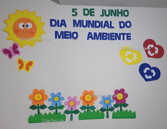 Dia do Meio Ambiente Grande Natureza Kit em Eva