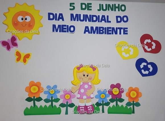 Dia do Meio Ambiente Grande Natureza Kit em Eva