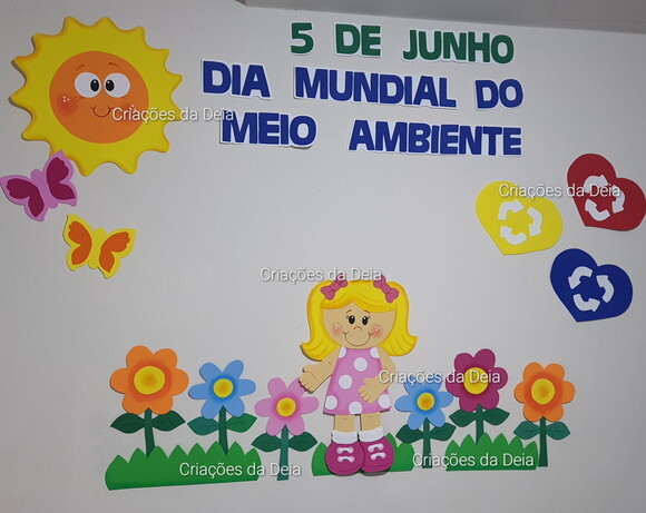 Dia do Meio Ambiente Grande Natureza Kit em Eva