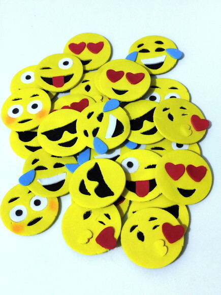 Emoji para Apliques Avulsos 3,5cm- Lembrancinha