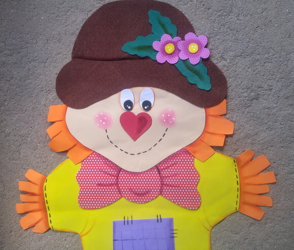 Espantalho Grande 115 cm em Eva para Festa Junina